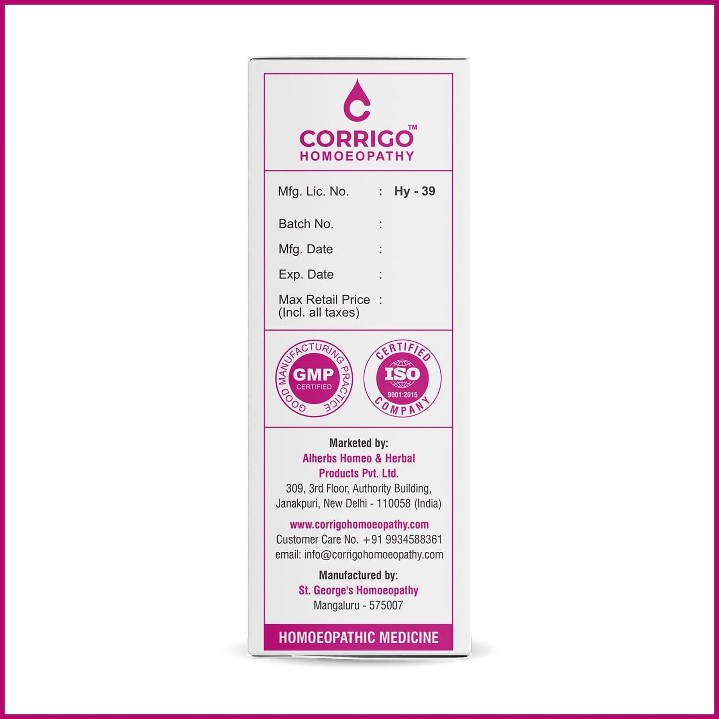 Mensopain Drops - Corrigo Homoeopathy