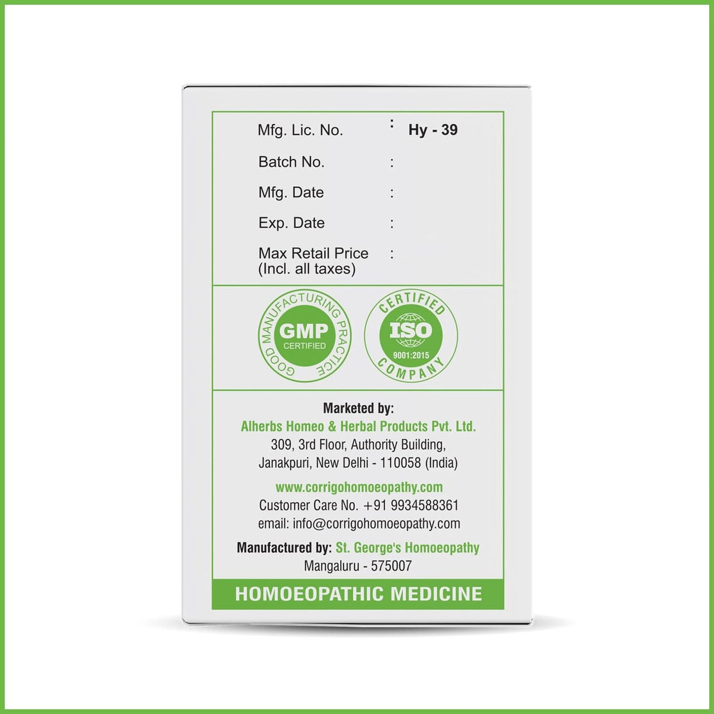 Orthocor Tablets - Corrigo Homoeopathy