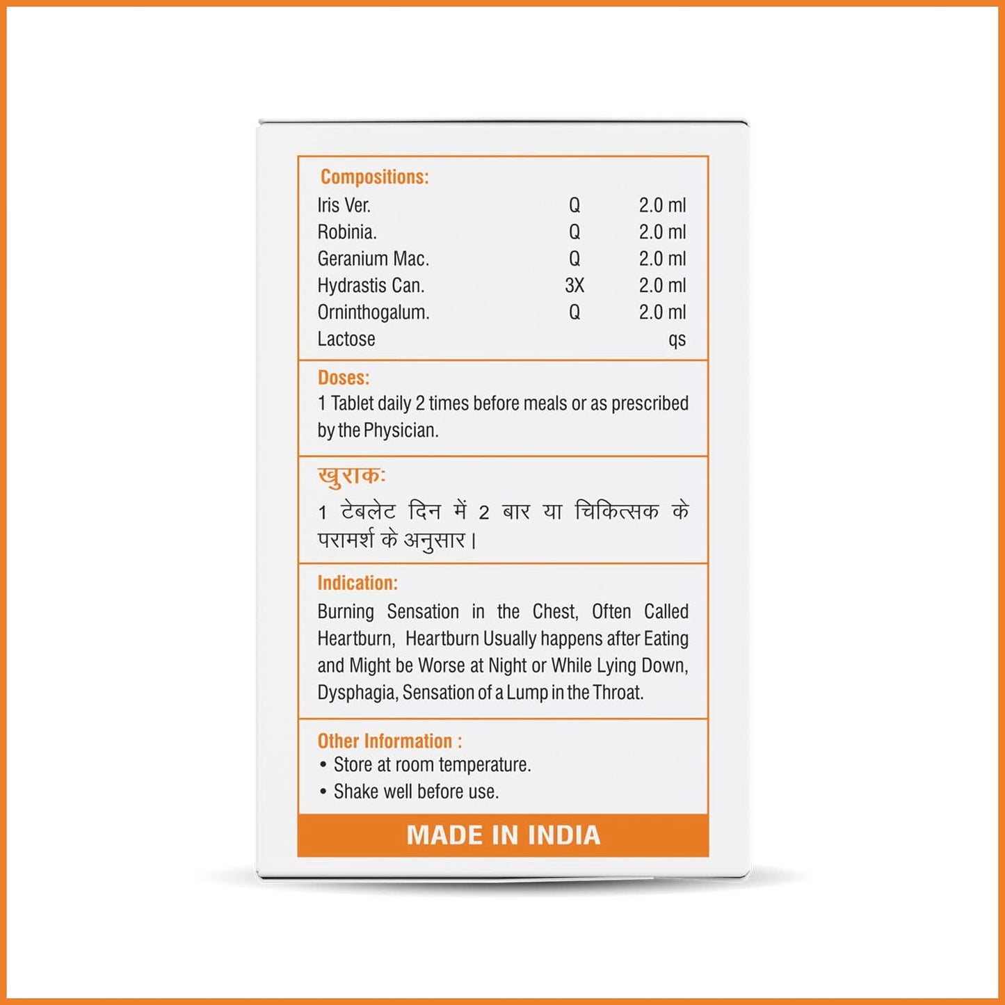 Acidcor Tablets - Corrigo Homoeopathy