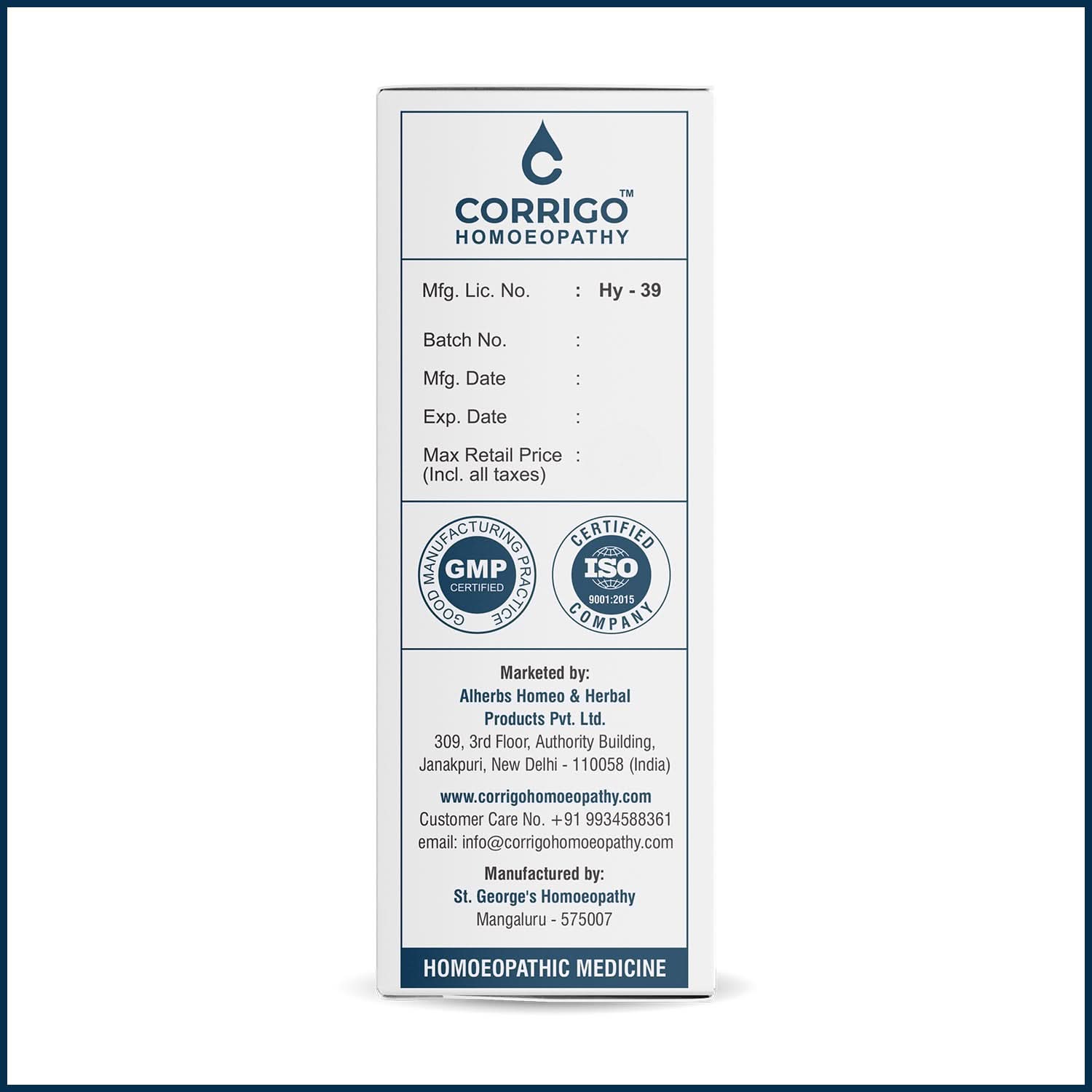 Hair Fall Drops - Corrigo Homoeopathy