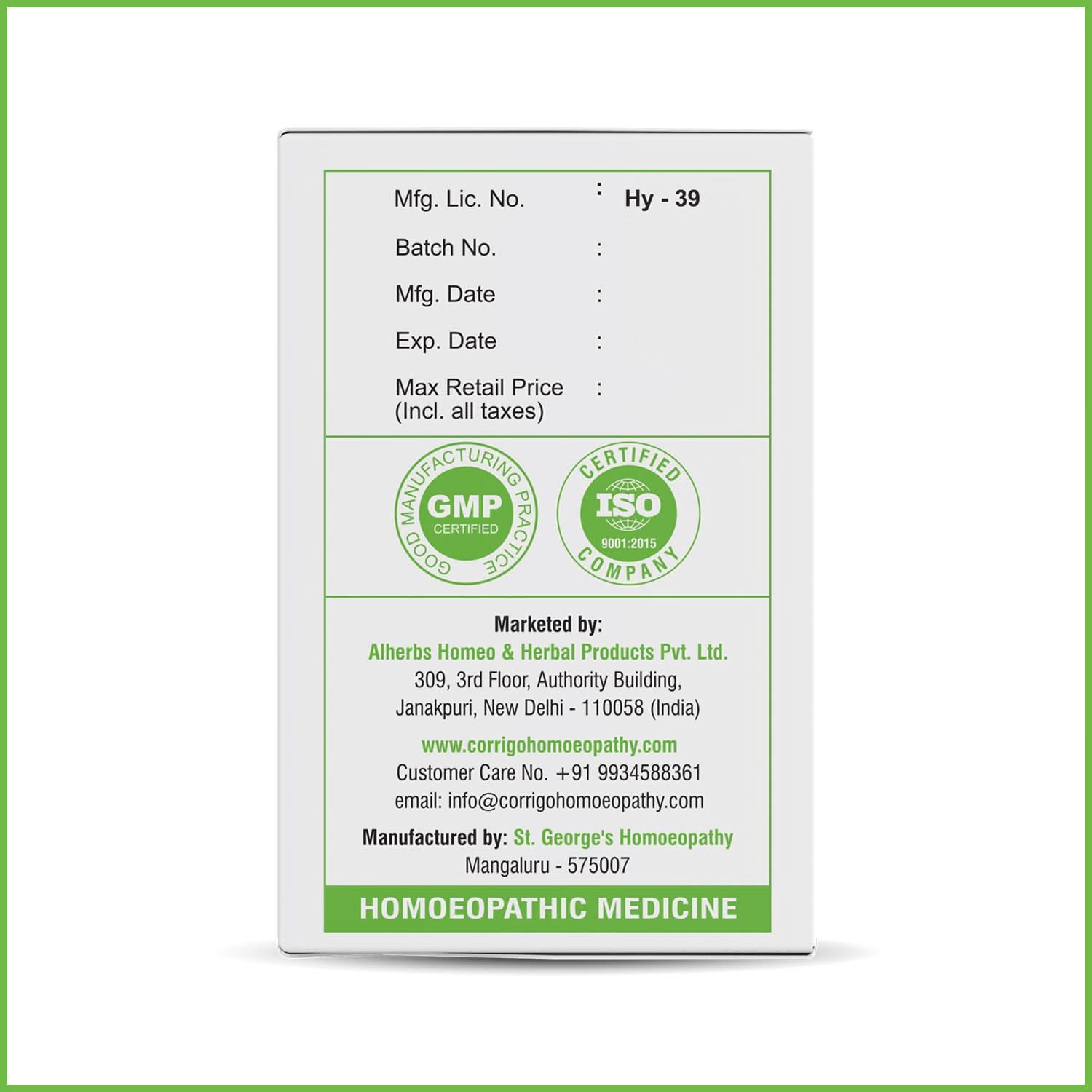 Orthocor Tablets - Corrigo Homoeopathy
