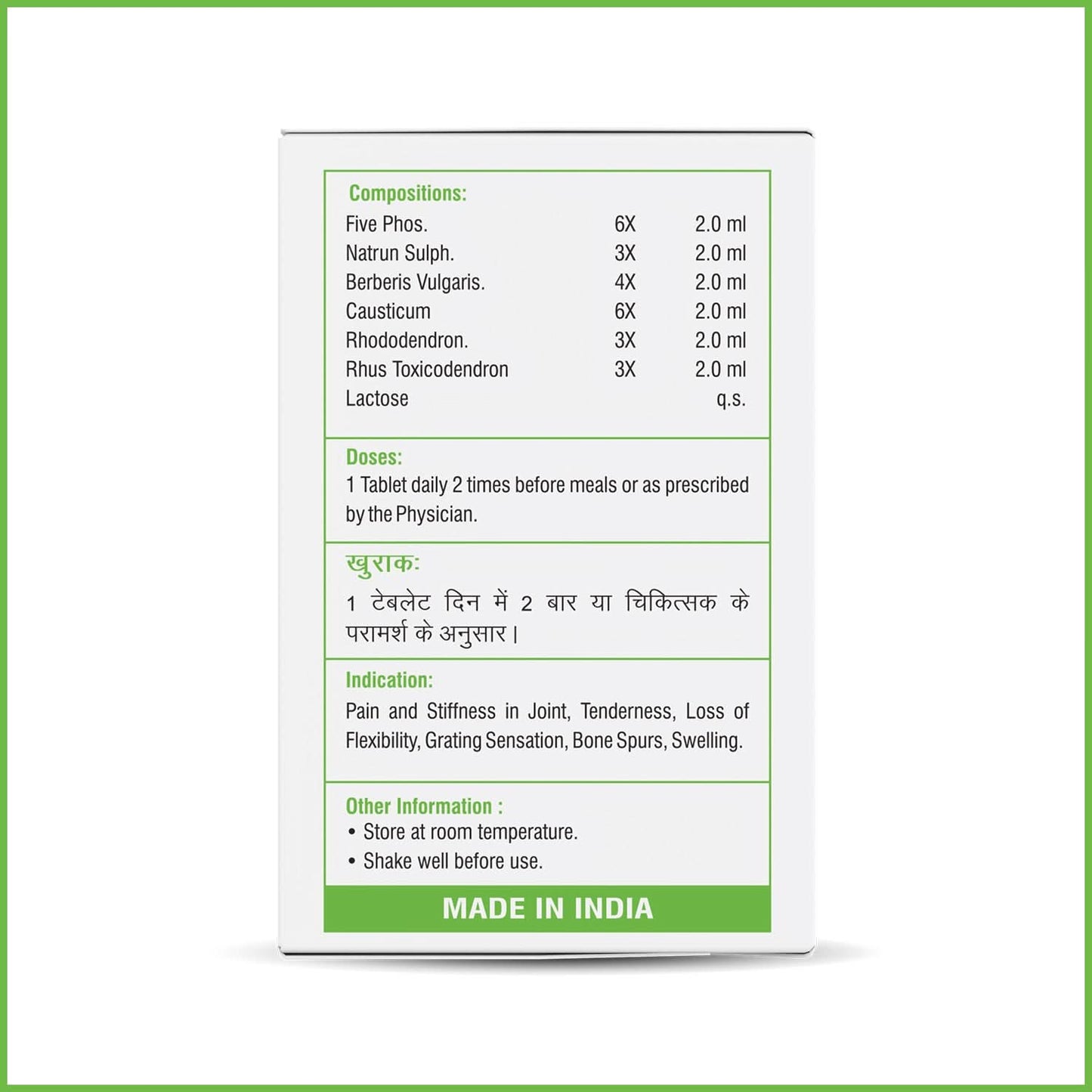 Orthocor Tablets - Corrigo Homoeopathy