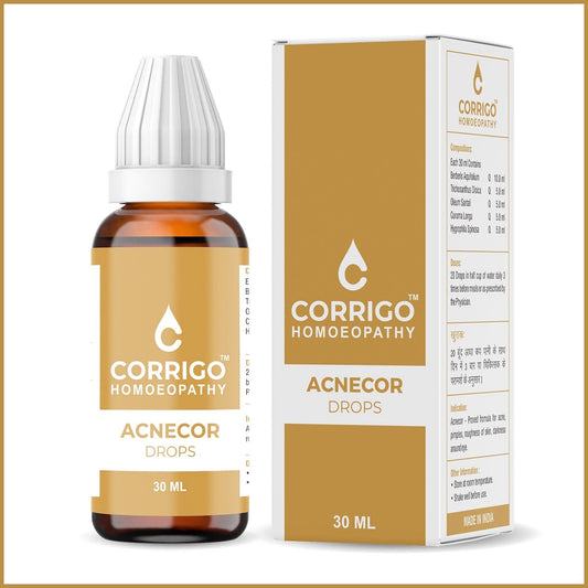 CORRIGO Acnecor Drops - Homeopathy Medicine for Acne