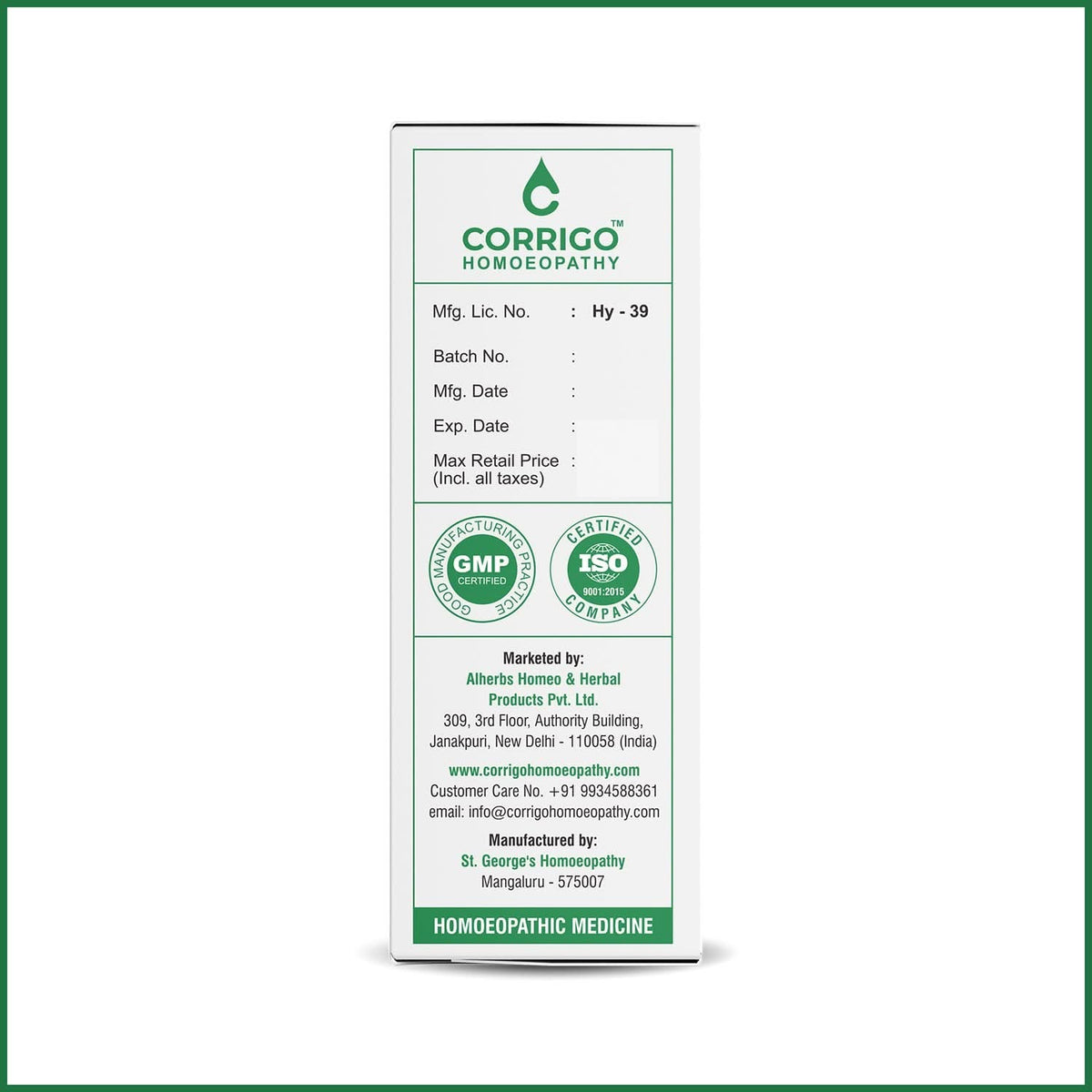 CORRIGO Asmacor Drops - Homeopathic Respiratory Medicine