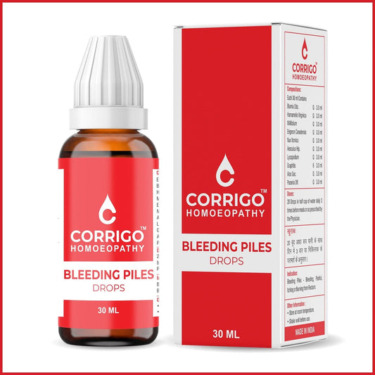 CORRIGO Bleeding Piles Drops - Homeopathy Medicine for Bleeding Piles