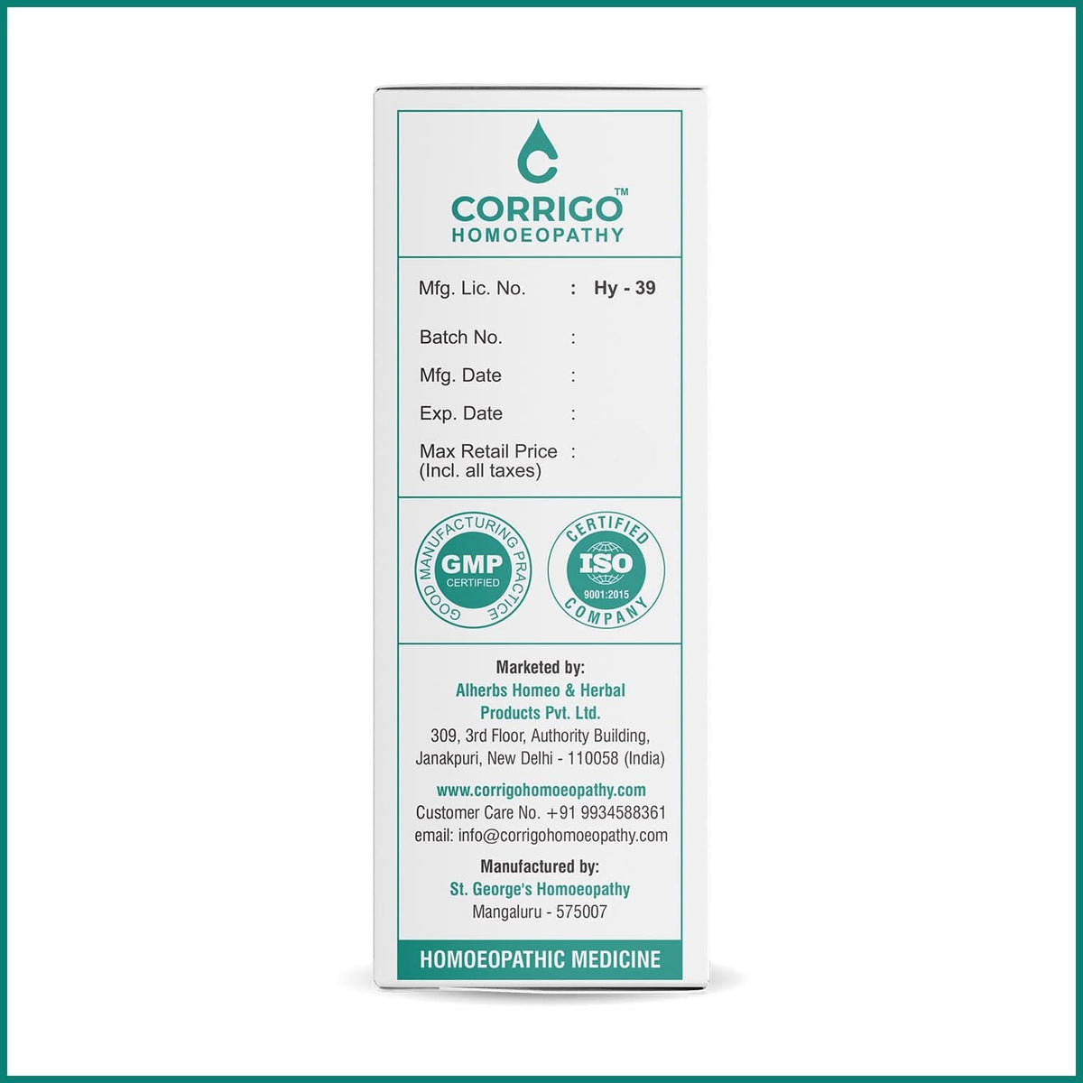 CORRIGO Cancercor Drops - Homeopathy Medicine for Supportive Cancer Care