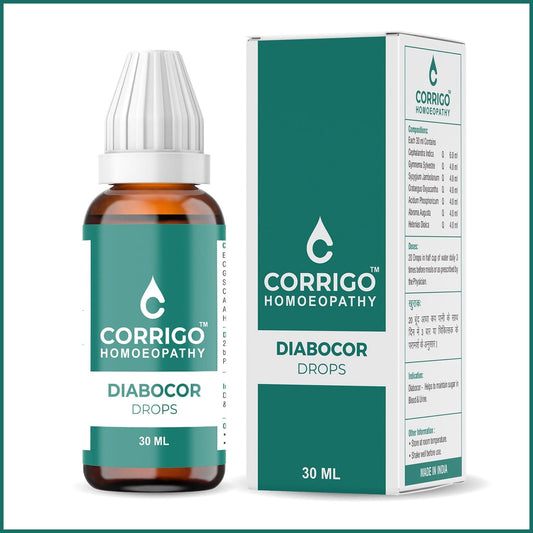 CORRIGO Diabocor Drops - Homeopathy Medicine for High Blood Sugar