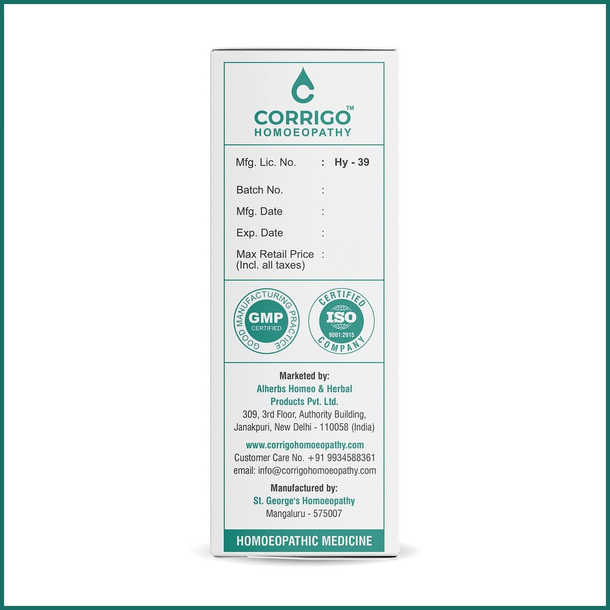 CORRIGO Diabocor Homeopathic Drops for Blood Sugar Support