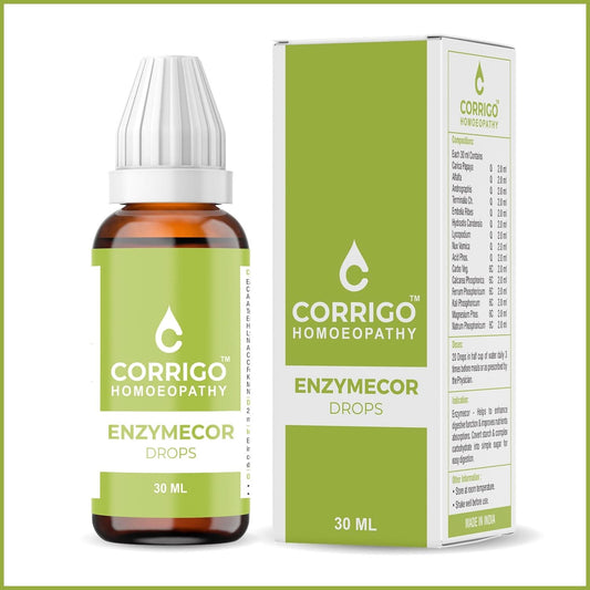 CORRIGO Enzymecor Drops - Digestive Enzyme Homeopathy Medicine