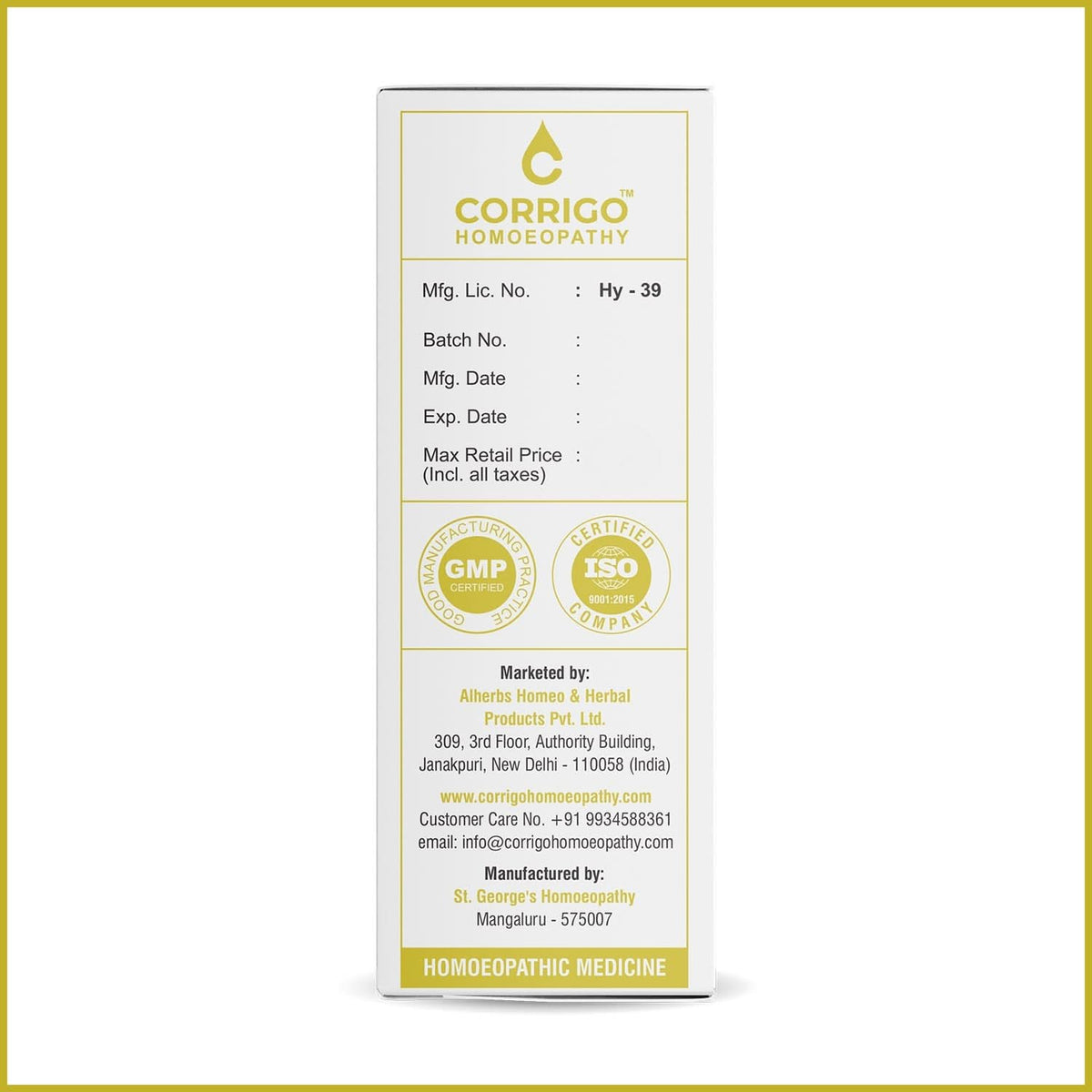 CORRIGO Fistula Homeopathic Drops for Anal Discomfort