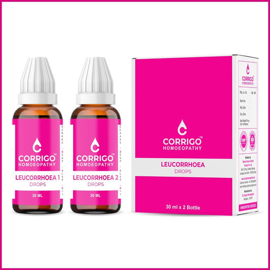 CORRIGO Leucorrhoea Drops - Homeopathy Medicine for Vaginal Discharge