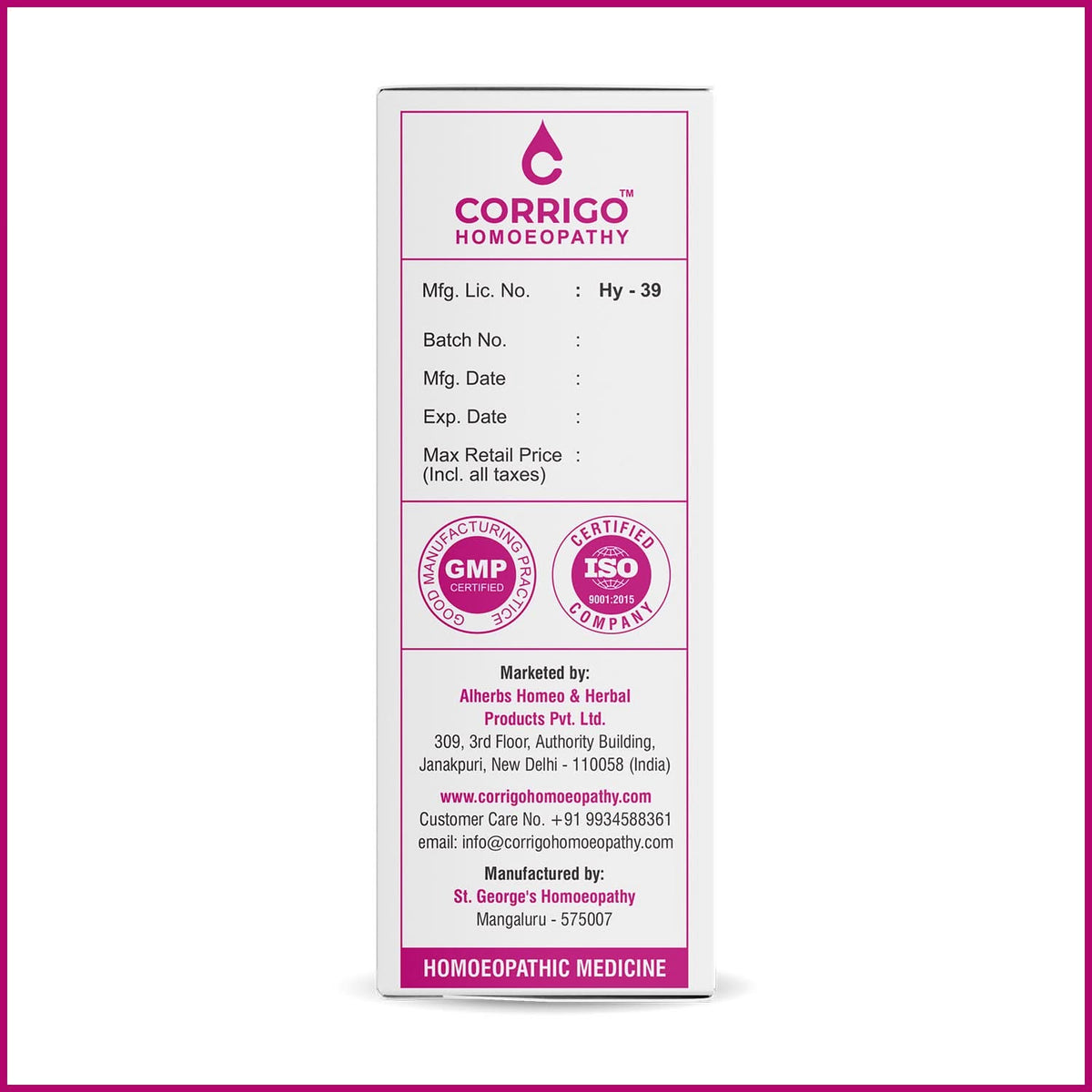 CORRIGO Mensopain Drops - Homeopathy Medicine for Period Cramps