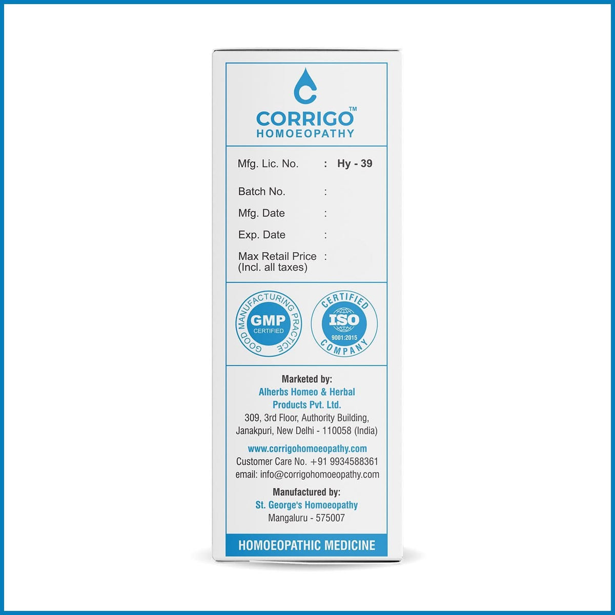 CORRIGO Kidney Stone Homeopathic Drops