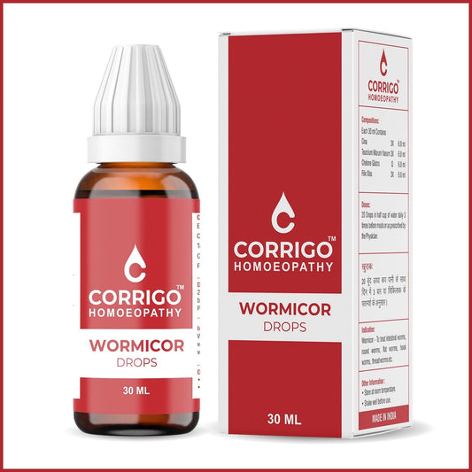 CORRIGO Wormicor Drops - Homeopathy Medicine for Worms
